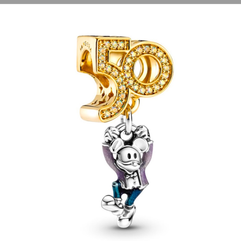Pandora 50th Anniversary Disney Parks Charm